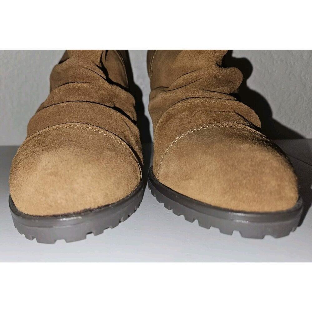New! White Mountain Taft Suede Zip Up Ankle Boot Brown Size 9 - Picture 5 of 12